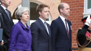 PA Theresa May, 7th Duke of Westminster and Prince WilliamPA