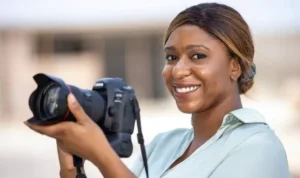 IN THE PICTURE: Kristina Obame will gain business advice on her filmmaking (Image: Steve Reigate)