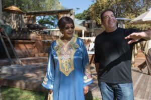 Winnie Mandela and Ivor Ichikowitz. File photo. (Supplied)
